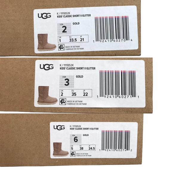UGG Youth Boot Classic II Glitter Water Resistant - Picture 8 of 10
